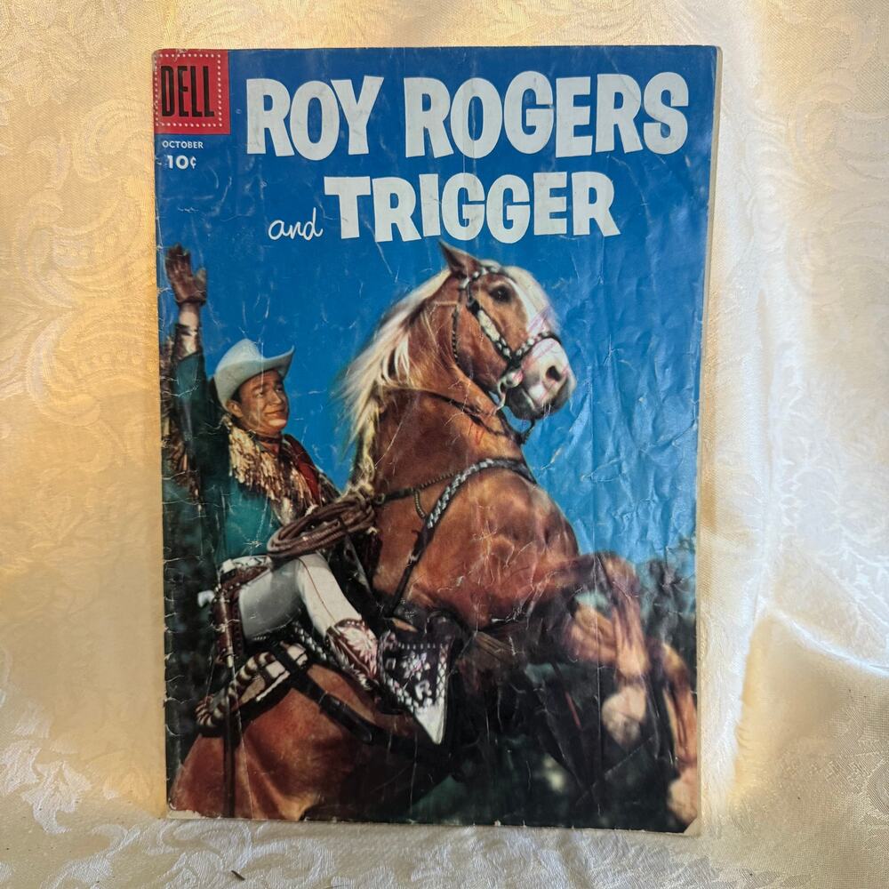 Roy Rogers Trigger Dell Comic 10c Golden Age Western Cowboy Vintage